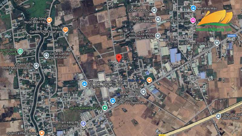 27.388.01 1000m2 đất lúa có 300m2 thổ cư cách 830B 400m